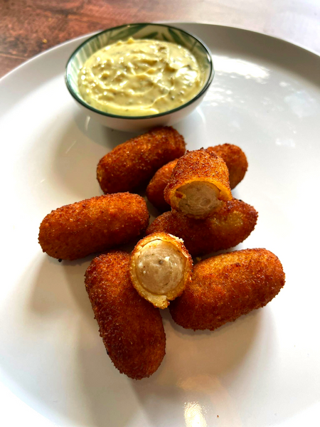 Minis-boudins blancs panés 8 pièces 185gr